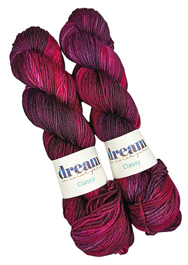 Dream in Color Classy - Wineberry - Dye Lot B (TWO SKEINS)