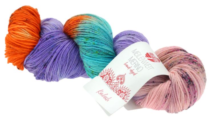 Lana Grossa Meilenweit Merino Hand-Dyed Limited Edition - Kailash (Color #309) - 100 GRAMS