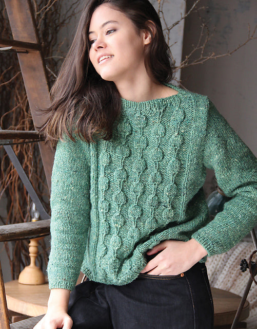 A Noro Pattern - Textured Panel Pullover (PDF)