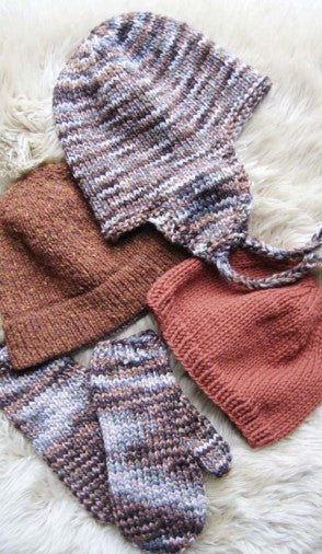 Knitting Pure and Simple - Bulky Hat & Mitten Set