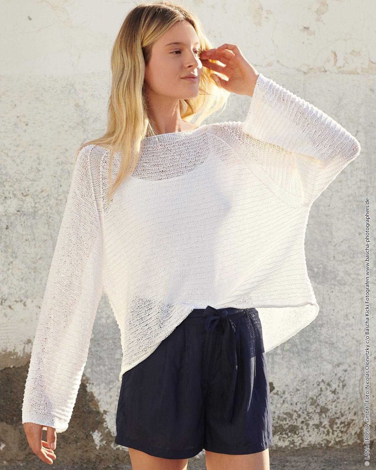 A Lana Grossa Capri Pattern - #32 Pullover (PDF)