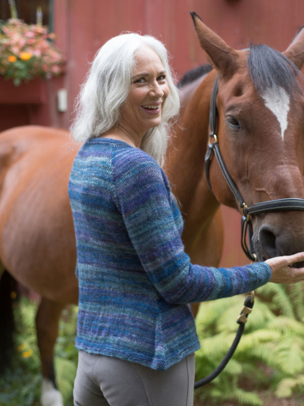 A Berroco Millefiori Light Pattern - Potager Cardigan (PDF)