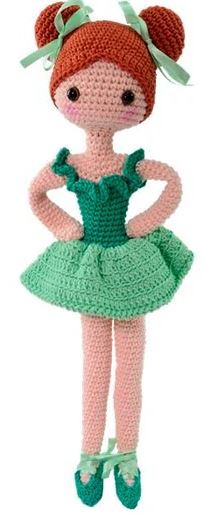 Circulo Crochet Ballerina Collection Amigurumi Kit (Color #3)
