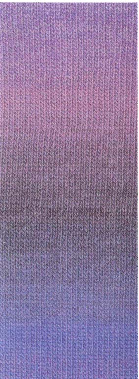 Lana Grossa Gomitolo Gala - Lilacs & Mauves (Color #4027) - BIG 200 GRAM CAKES