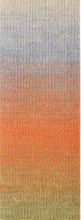 Lana Grossa Gomitolo Gala - Cornucopia (Color #4028) - BIG 200 GRAM CAKES