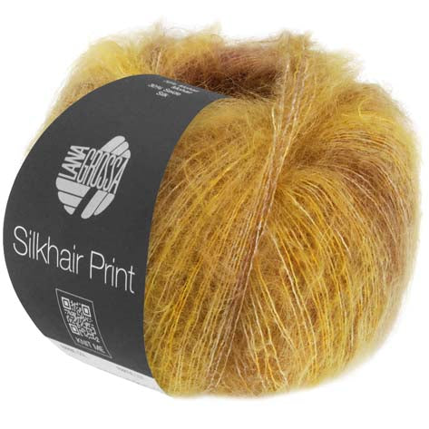 Lana Grossa SilkHair Prints - Egg Basket (Color #408)