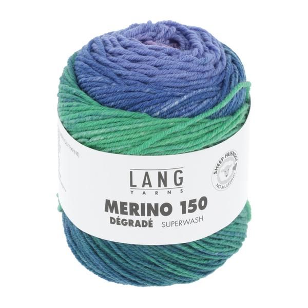 Lang Merino 150 Degrade - Caribbean dreaming (Color #04)