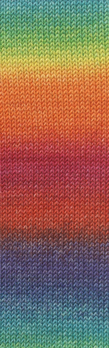 Lang Merino 150 Degrade - Rainbow Wave (Color #08)