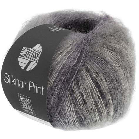 Lana Grossa SilkHair Prints - Ashes (Color #411)