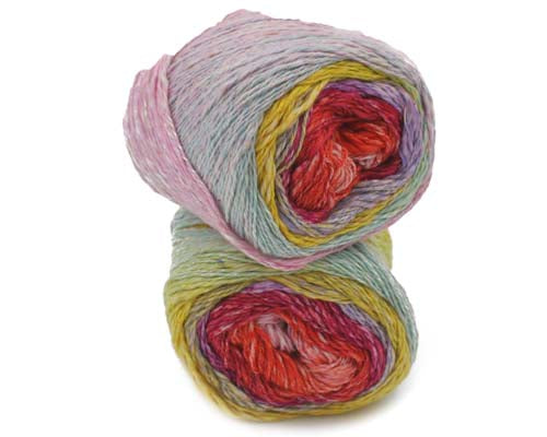 Trendsetter Yarns Pavlova - Tulip Fields (Color #4157) - BIG 100 GRAM CAKES - FULL BAG SALE (5 Skeins)