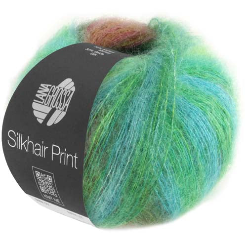 Lana Grossa SilkHair Prints - Mardi Grass (Color #422)