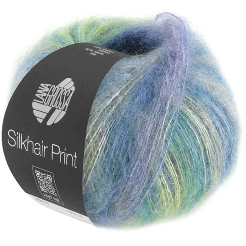 Lana Grossa SilkHair Prints - Blue Bayou (Color #424)