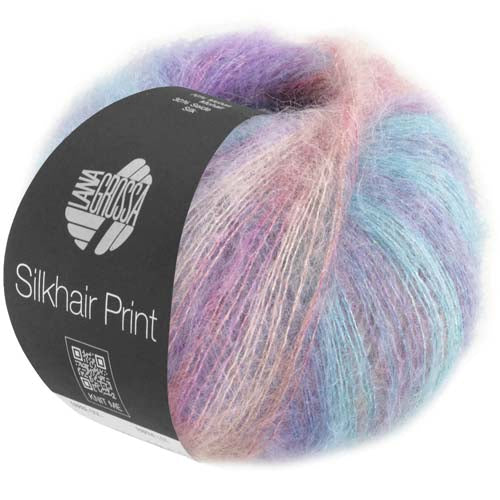 Lana Grossa SilkHair Prints - Dusky (Color #426) on sale at Little Knits