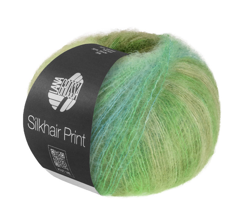 Lana Grossa SilkHair Prints - Turquoise Green (Color #439)