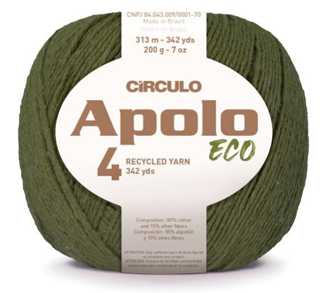 Circulo Apolo Eco 4/4 Forest Green (Color #5368) on sale at Little Knits