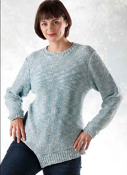 A Trendsetter Infinity Pattern - Pointed Front Pullover (5400C) PDF File