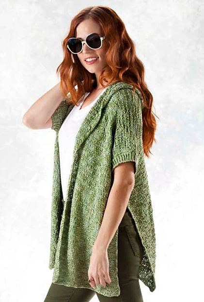 A Trendsetter Infinity Pattern - Boxed St. Hooded Vest 5400d (PDF)