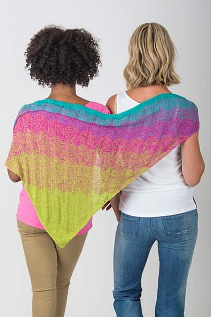 FREE with Purchase of ONE ball of Trendsetter Transitions  - 5501I Zig Zag Triangle Shawl Pattern (PDF)