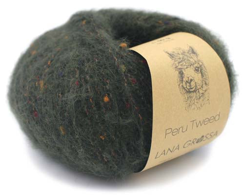 Lana Grossa Peru Tweed - Khaki Tweed (Color #05)
