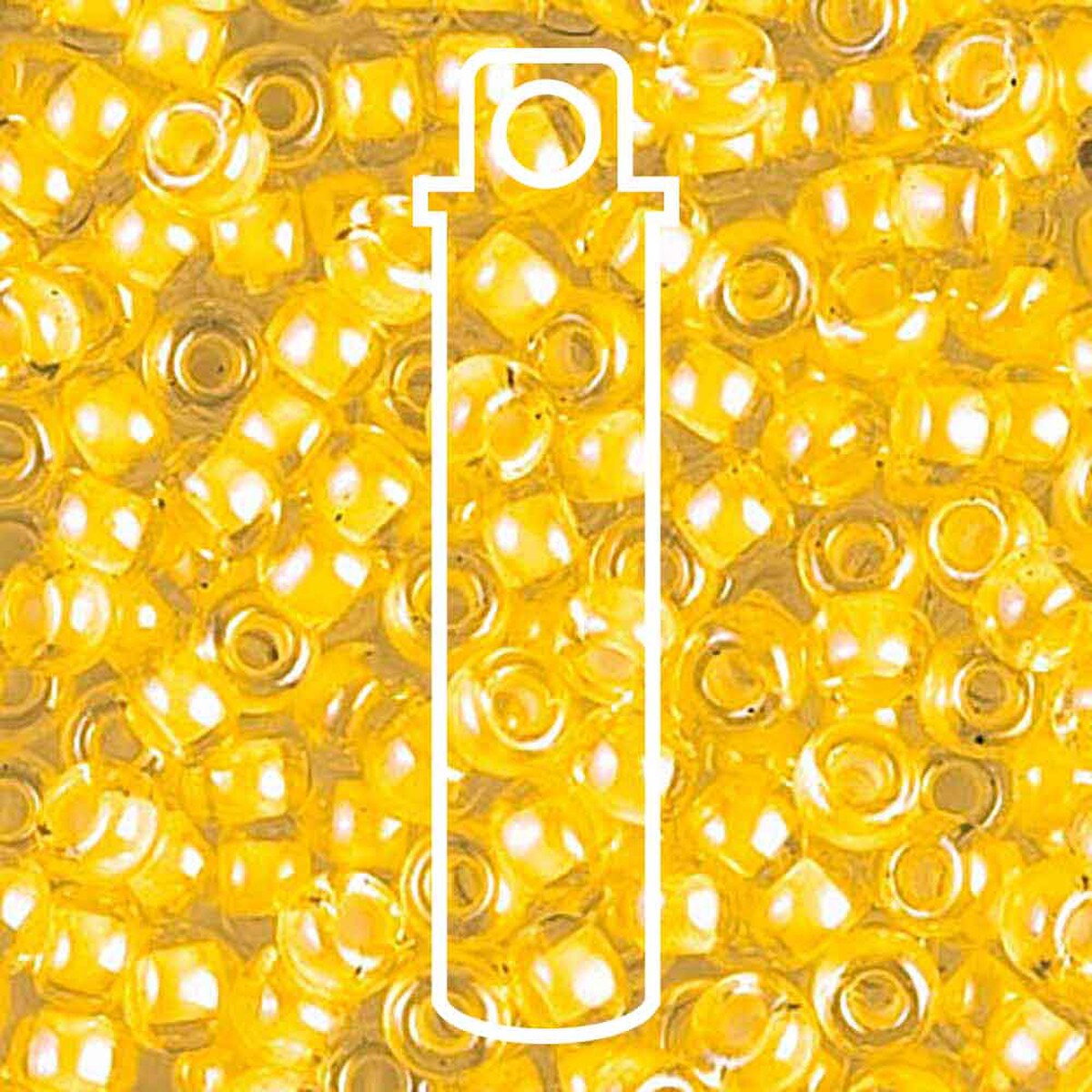 Miyuki Japanese Seed Beads Size 6/0 - Round Luminous Sun Glow (Color #91121)