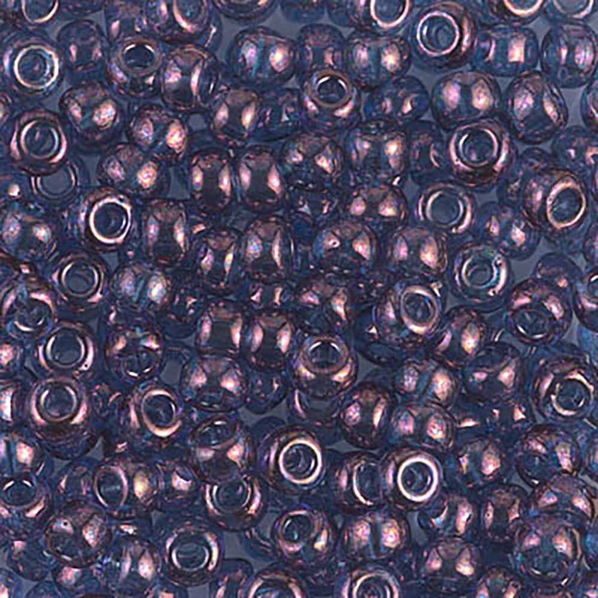 Miyuki Japanese Seed Beads Size 6/0 - Violet Gold Luster (Color #91884) 250 Gram Bag