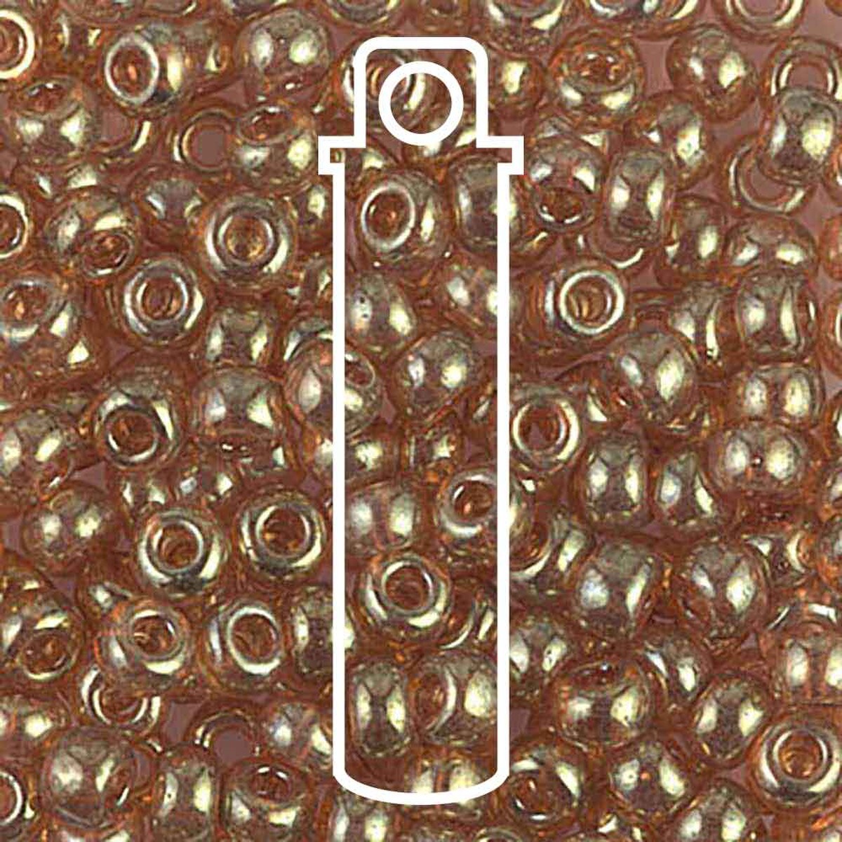 Miyuki Japanese Seed Beads Size 6/0 - Topaz Gold Luster (Color #9311)