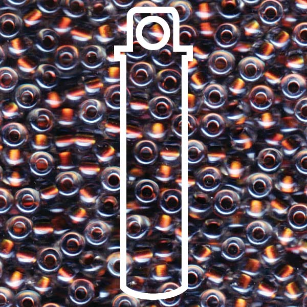 Miyuki Japanese Seed Beads Size 6/0 - Magic Copper Red Lined Crystal (6-93202-TB)