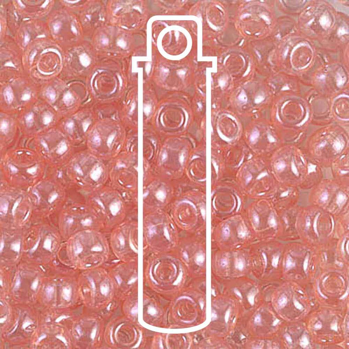 Miyuki Japanese Seed Beads Size 6/0 - Shell Pink Luster (Color #9366)