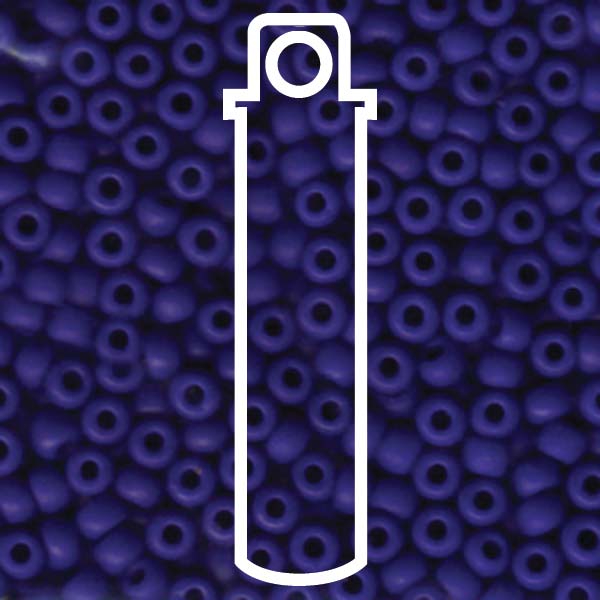 Miyuki Japanese Seed Beads Size 6/0 - Matte Opaque Cobalt (Color #9414F)