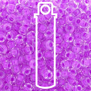 Miyuki Japanese Seed Beads Size 6/0 - Round Luminous Plum Crazy (Color #94303)