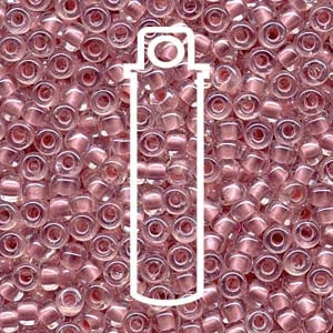 Miyuki Japanese Seed Beads Size 6/0 - Inside Dyed Pearlize Pink (6-94606-TB)