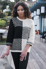 A Trendsetter Pure Love Pattern - PAT-6000G Slipped Brick St. Pullover (PDF File)