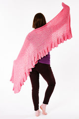 A Trendsetter Alfa Pattern - Ribbed Wrap With Short Row Ruffle 6101K (PDF)
