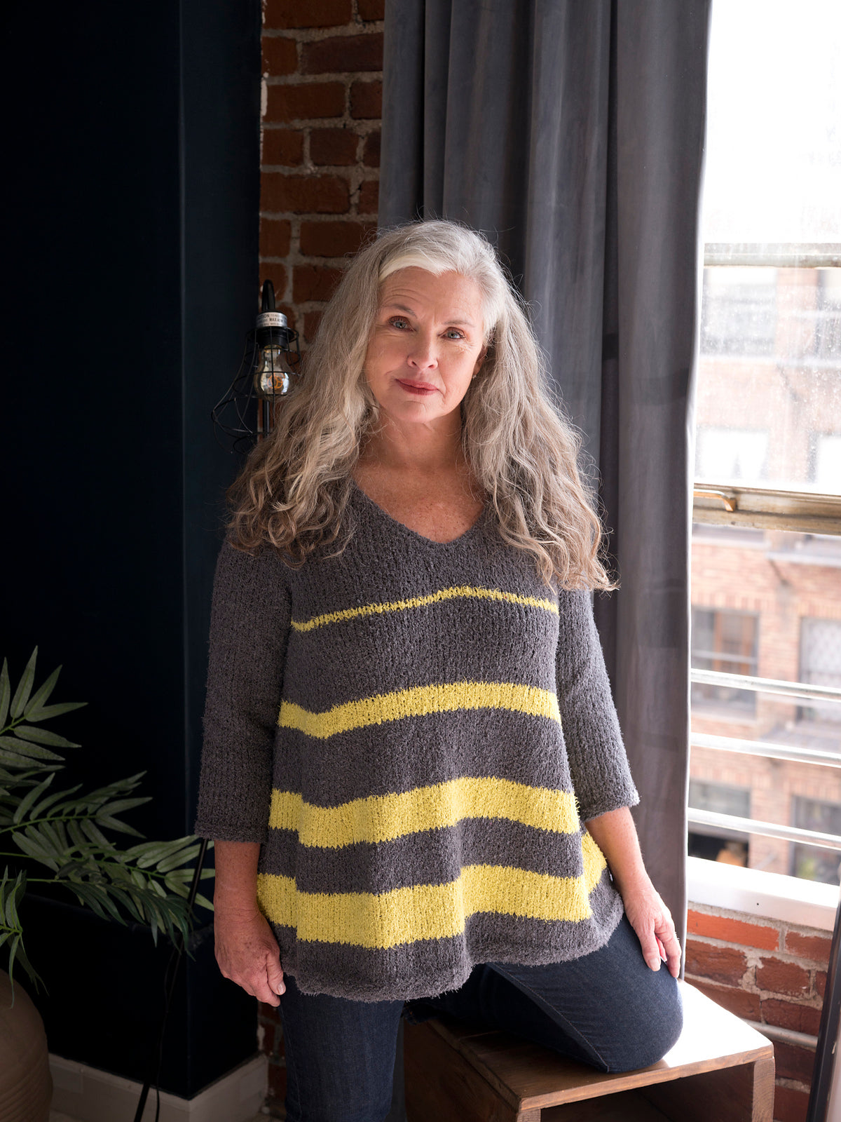 A Trendsetter Maldives Pattern - 6200G Striped A-Line Swing Pullover (PDF)