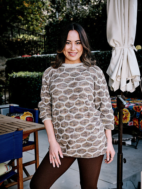 A Trendsetter Heavenly & Alfa Pattern -  Slipped Waffle Pullover 6400I (PDF)