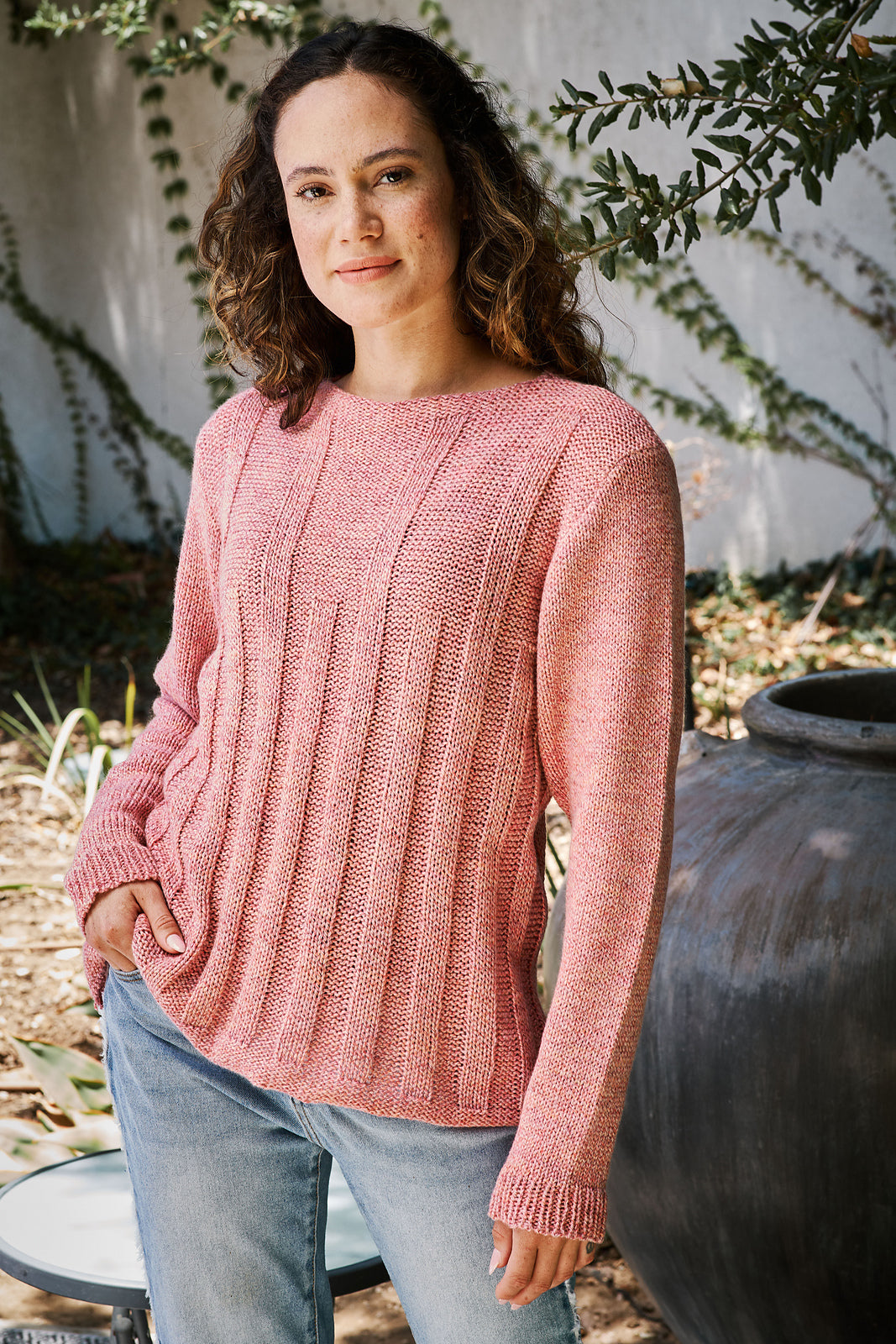 A Trendsetter Milos Pattern - #6500-F VERTICAL RIB PULLOVER (PDF)