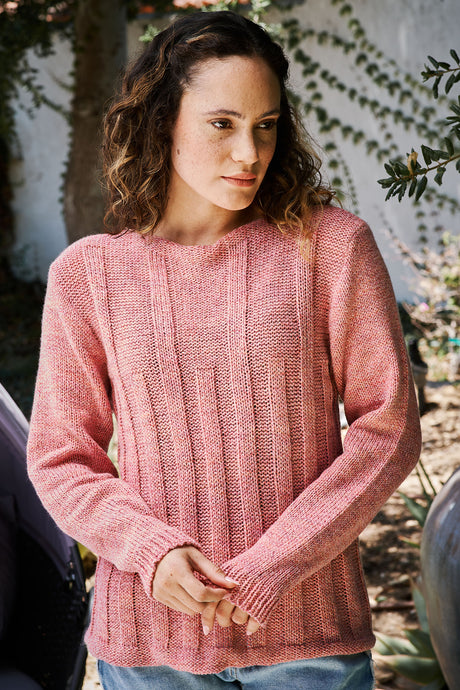 A Trendsetter Milos Pattern - #6500-F VERTICAL RIB PULLOVER (PDF)