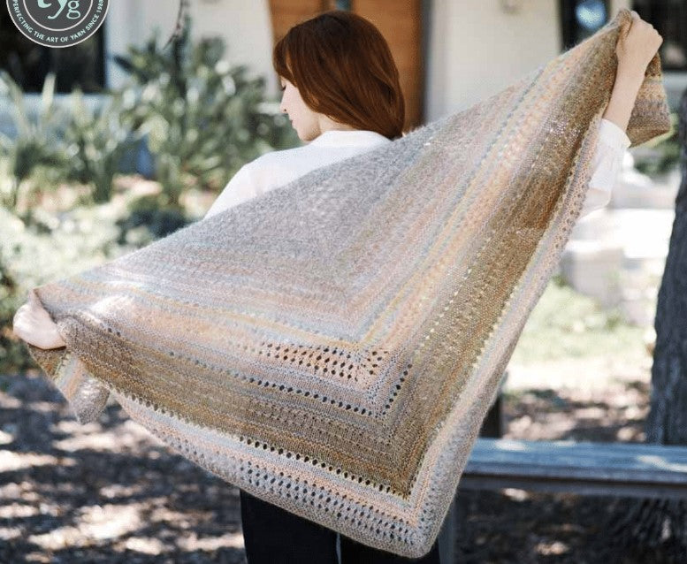 A Trendsetter Nuance Pattern - Trangle Shawl 6500S (PDF File)