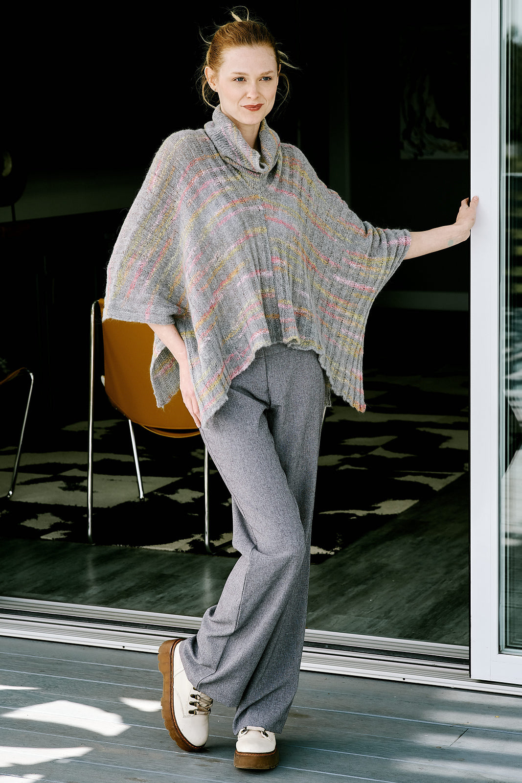 A Lana Grossa Lala Berlin Hazy Pattern - #6600T Lala Hazy Ribbed Pullover (PDF)