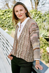 A Trendsetter Celebrate Pattern - 6600D Celebrate Side to Side Chevron Cardigan (PDF File)