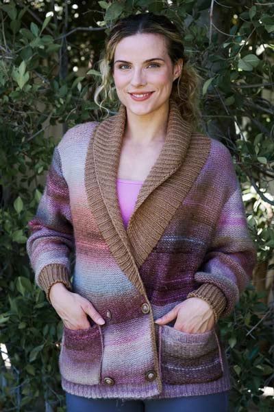 A Trendsetter Vector & Lana Grossa Cool Merino Pattern - #6700-S Double Breasted Jacket (PDF)