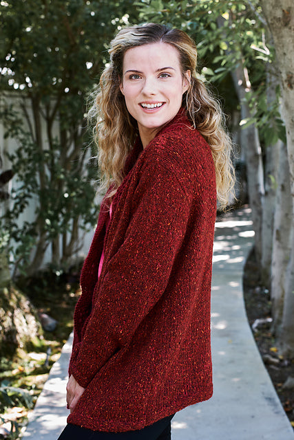 A Trendsetter Pattern - A-Line Cardigan with Lace Collar 6701T (PDF)