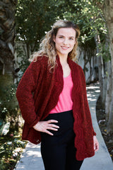 A Trendsetter Pattern - A-Line Cardigan with Lace Collar 6701T (PDF)