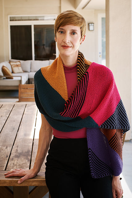 A Cardiff Pattern - Angled Stripe Wrap (PDF)