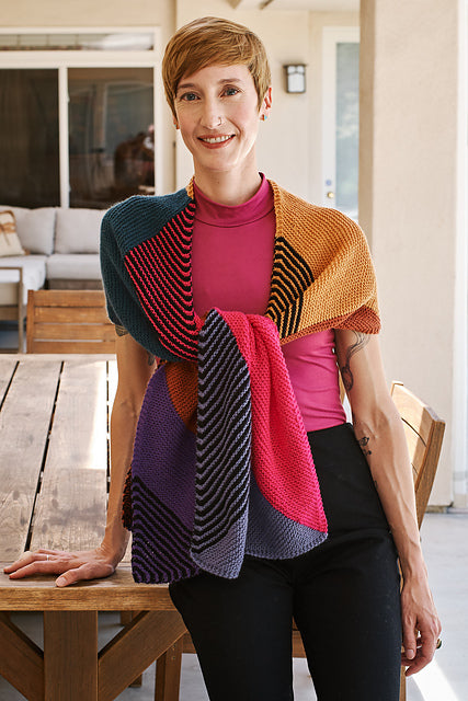 A Cardiff Pattern - Angled Stripe Wrap (PDF)