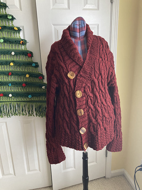 A Rowan Brushed Fleece Pattern - Usk (PDF)