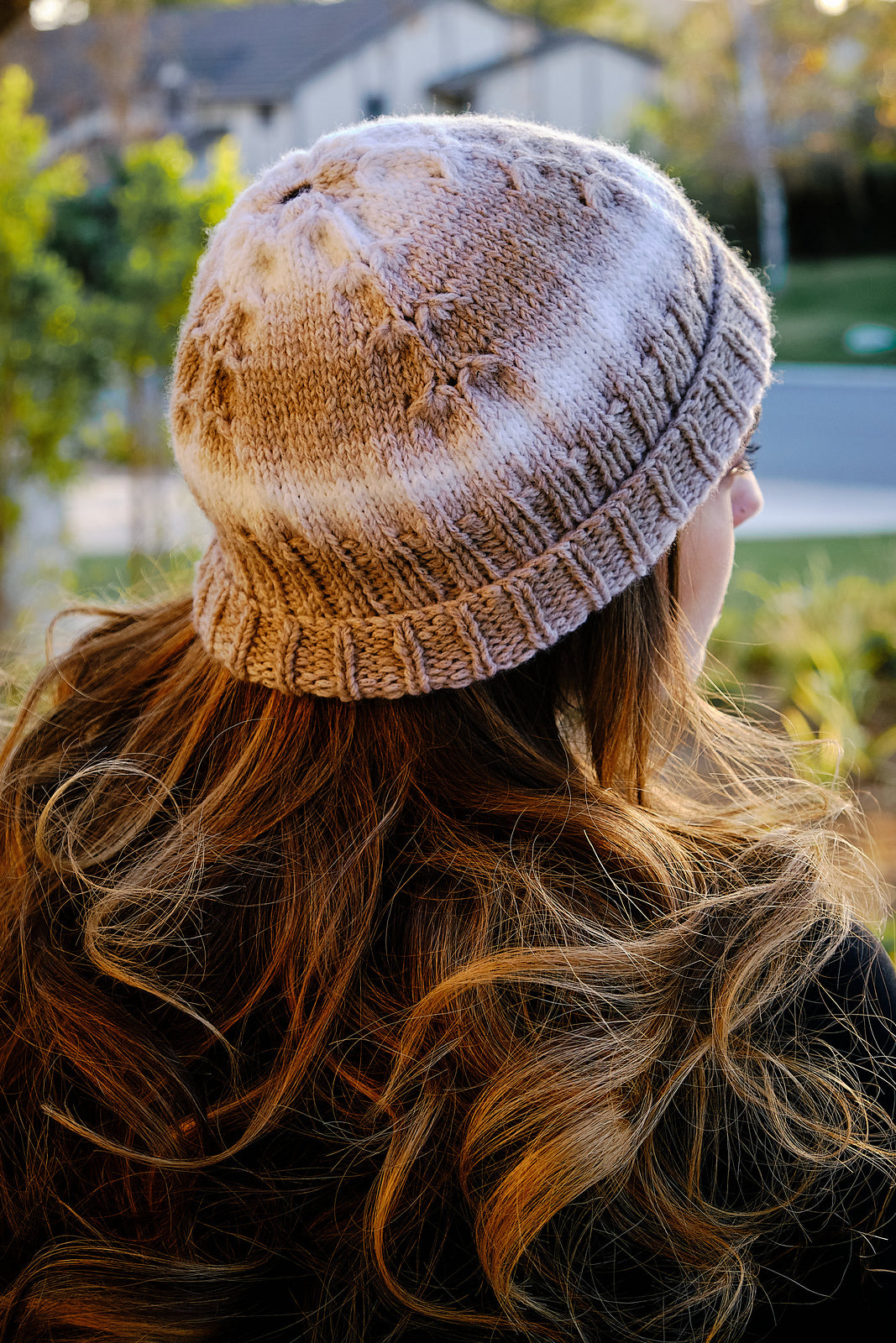 A Lana Grossa Cool Merino Degrade Pattern - #7001G Star Increase Mitered Style Hat (PDF)