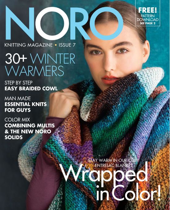 !Noro Knitting Magazine #7, Fall/Winter 2015 - Purchases that include this Magazine Ship Free (Contiguous U.S. Only)