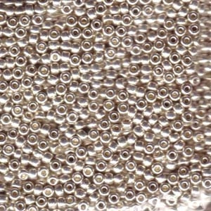 Miyuki Japanese Seed Beads Size 8/0 - Galvanized Silver (8-91051-TB)