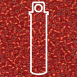 Miyuki Japanese Seed Beads Size 8/0 - Silver Lined Flame Red (8-910-TB)